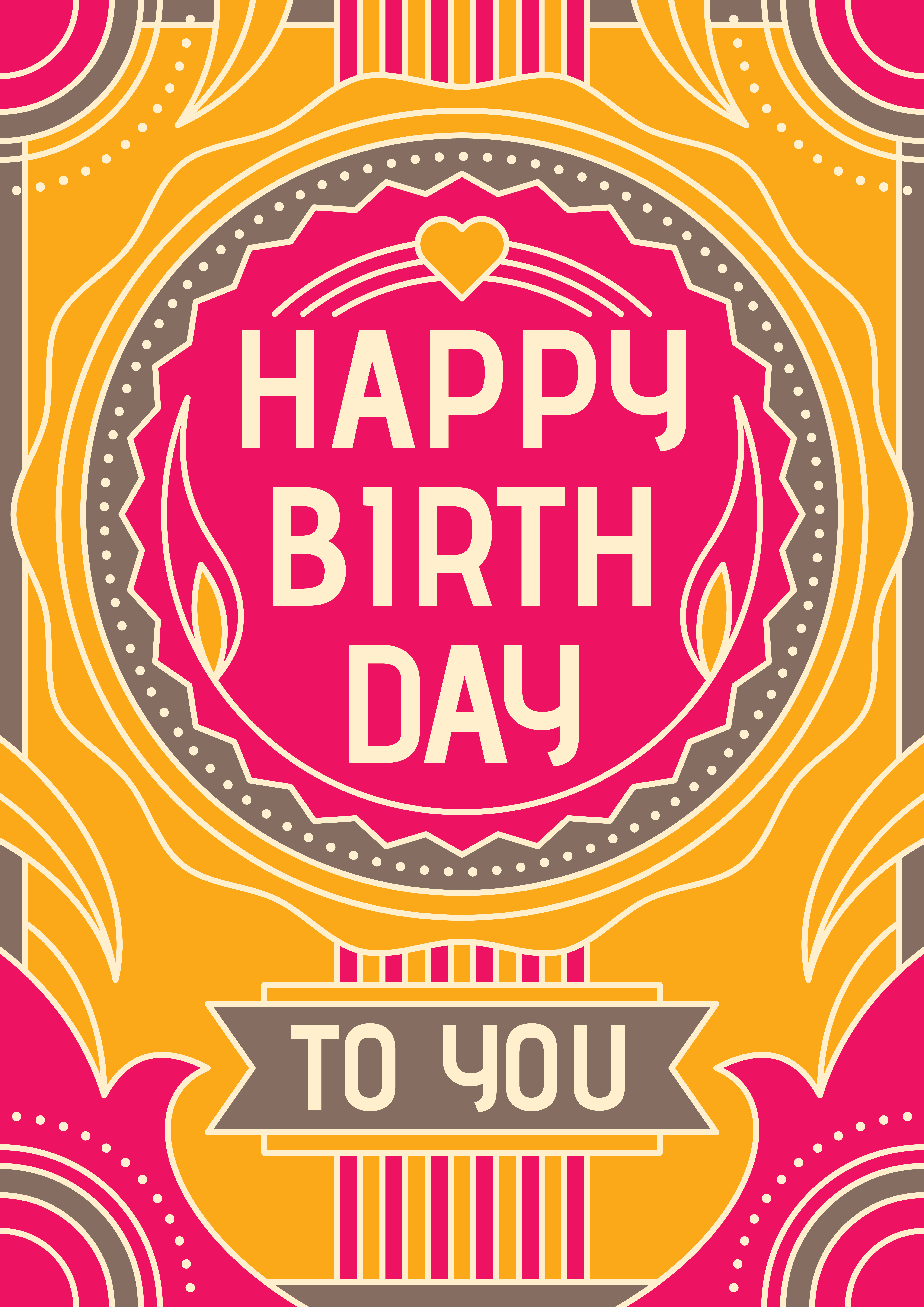 Download Birthday card 247852 Vector Art at Vecteezy