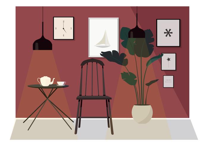 Vector Modern Interior Illustration