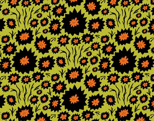 thistle flower pattern vector