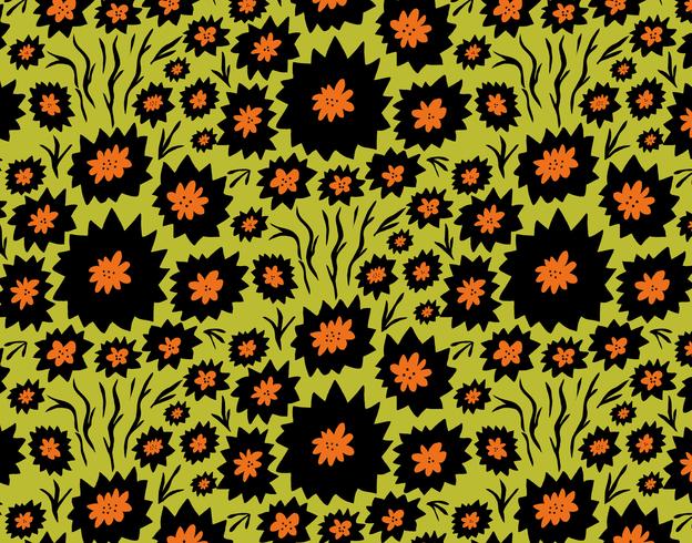 thistle flower pattern vector