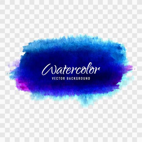 Abstract colorful watercolor stroke background vector