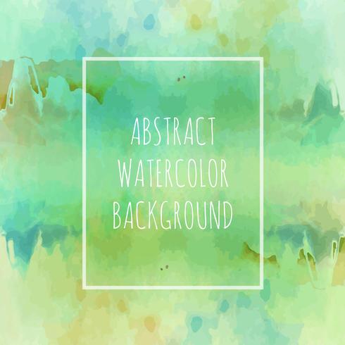 Abstract colorful watercolor stroke background vector