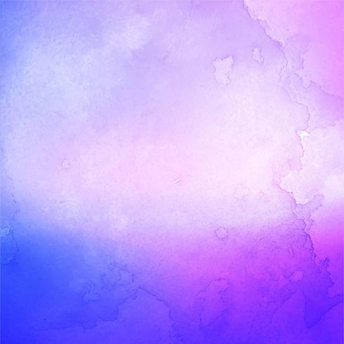 Abstract colorful watercolor stroke background vector