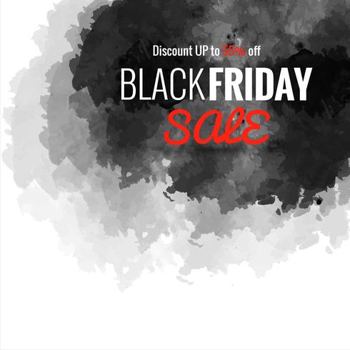 Abstract black friday sale poster design vector