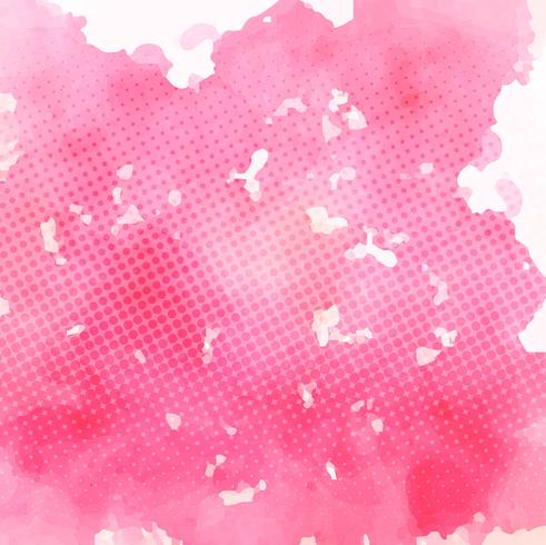 Abstract colorful watercolor stroke background vector