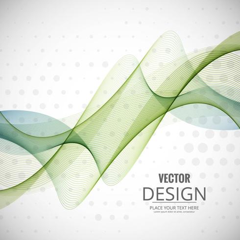 Abstract business elegant wave background illustration vector