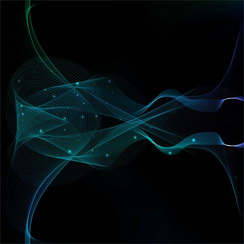 Abstract business elegant wave background illustration vector