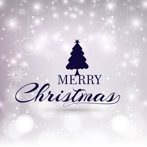 Merry Christmas greeting card colorful background vector