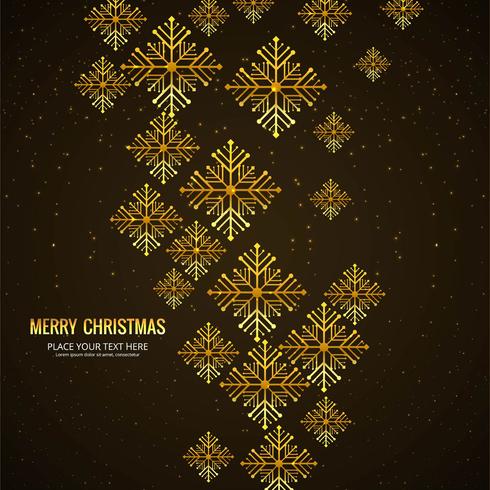 Merry Christmas greeting card colorful background vector