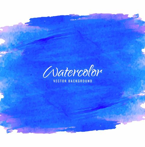 Abstract colorful watercolor stroke background vector