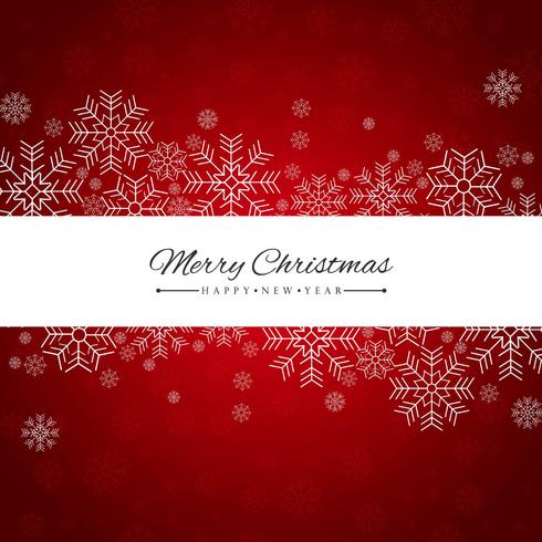 Merry Christmas greeting card colorful background vector