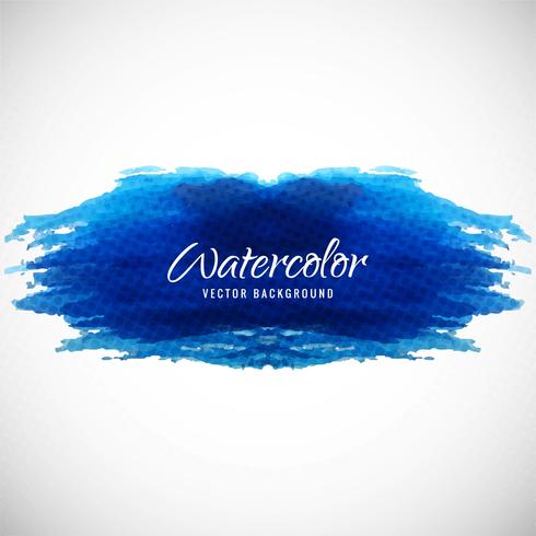 Abstract colorful watercolor stroke background vector