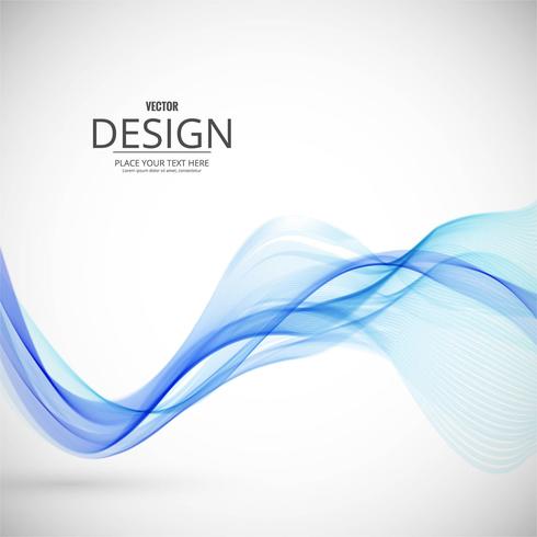 Abstract business elegant wave background illustration vector