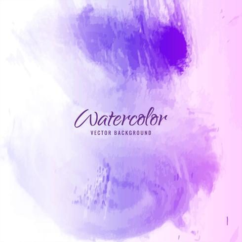 Abstract colorful watercolor stroke background vector