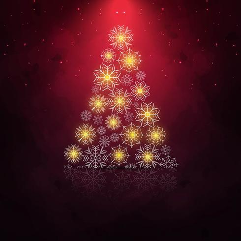 Merry Christmas greeting card colorful background vector