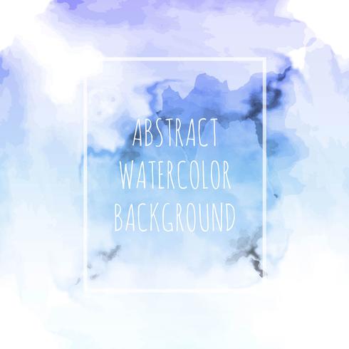 Abstract colorful watercolor stroke background vector