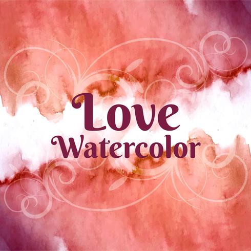 Abstract colorful watercolor stroke background vector