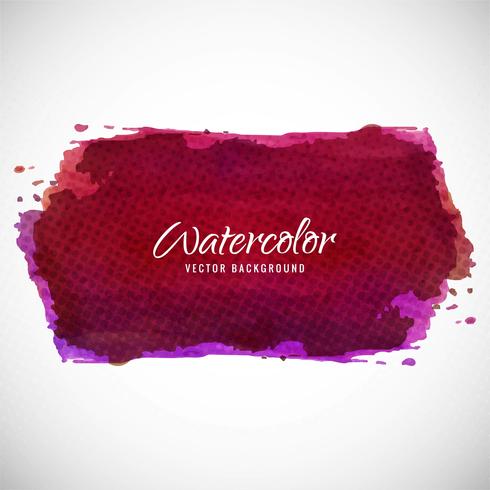 Abstract colorful watercolor stroke background vector