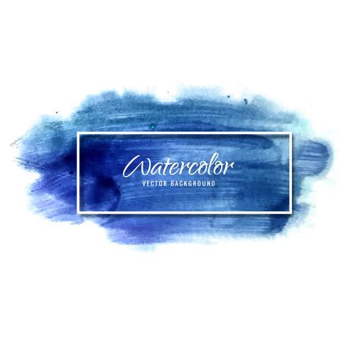 Abstract colorful watercolor stroke background vector