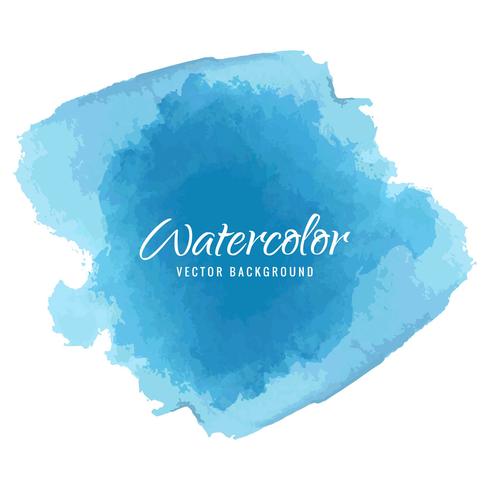 Abstract colorful watercolor stroke background vector