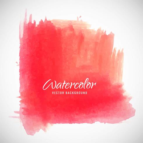 Abstract colorful watercolor stroke background vector