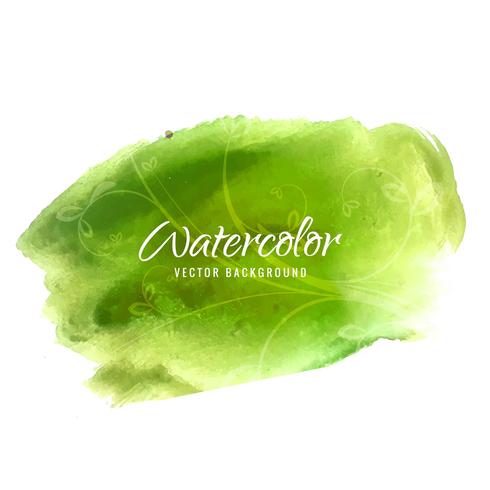 Abstract colorful watercolor stroke background vector