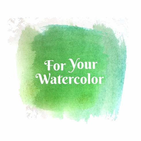 Abstract colorful watercolor stroke background vector