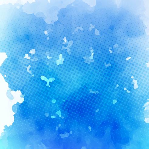 Abstract colorful watercolor stroke background vector