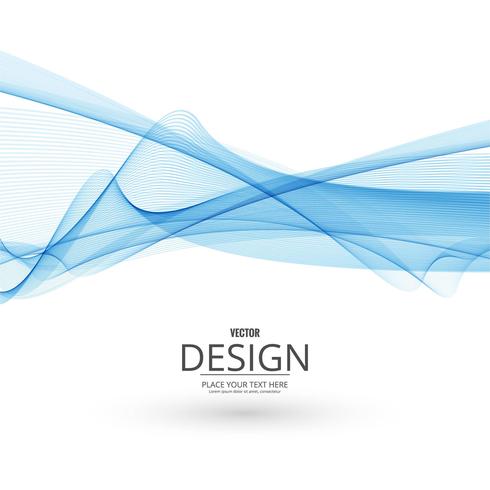 Abstract business elegant wave background illustration vector