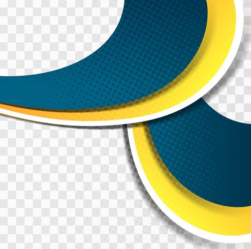 Abstract business elegant wave background illustration vector