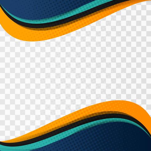 Abstract business elegant wave background illustration vector