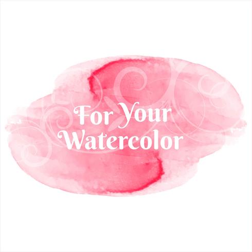 Abstract colorful watercolor stroke background vector