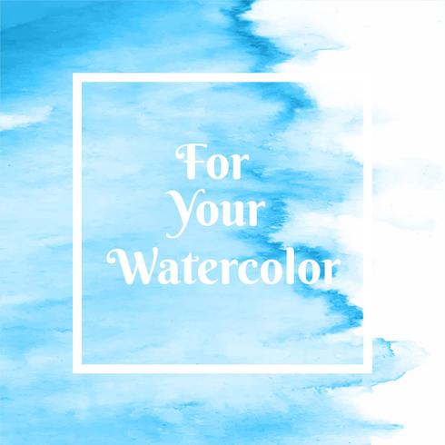 Abstract colorful watercolor stroke background vector