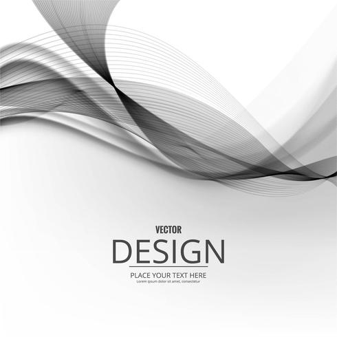 Abstract business elegant wave background illustration vector