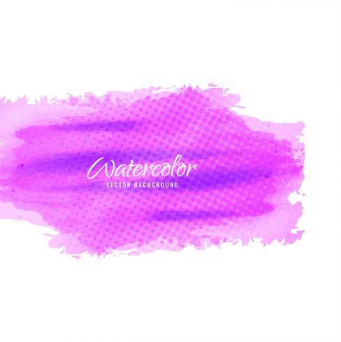 Abstract colorful watercolor stroke background vector