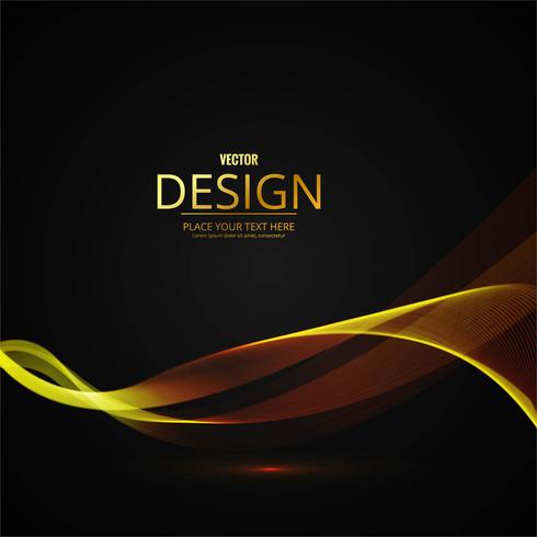 Abstract business elegant wave background illustration vector