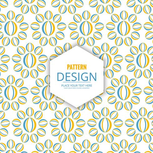 Abstract decorative seamless pattern design vector