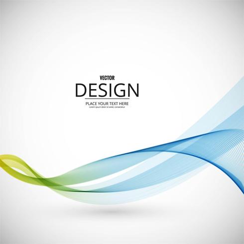 Abstract business elegant wave background illustration vector