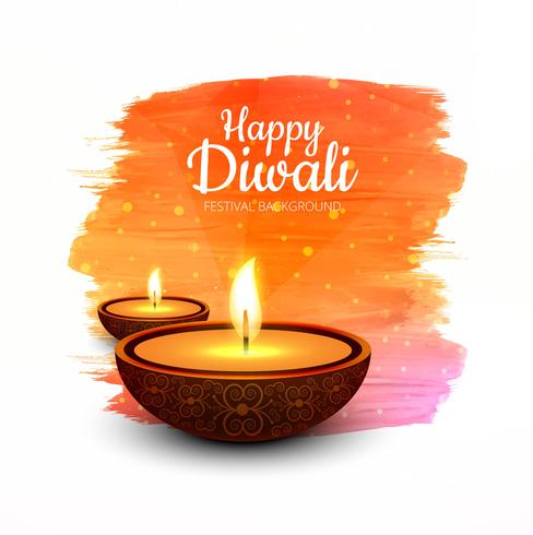 Abstract Happy Diwali festival background vector