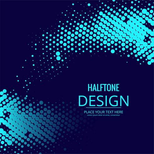 Abstract halftone colorful design vector