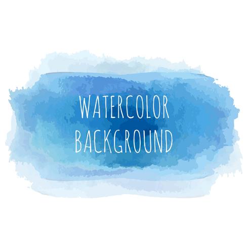 Abstract colorful watercolor stroke background vector