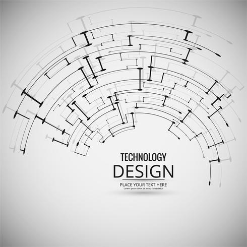 Abstract technology background design illustration vector