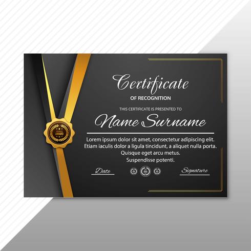certificate appreciation award template creative vector vecteezy