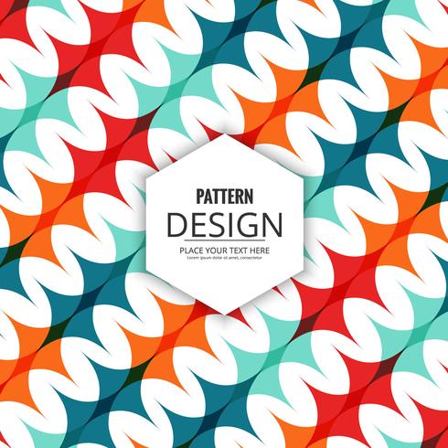 Abstract decorative seamless pattern design vector