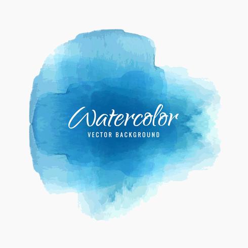 Abstract colorful watercolor stroke background vector