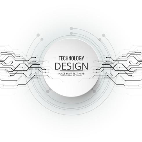 Resumen tecnología de diseño de fondo ilustración vector