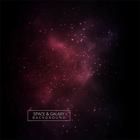 Abstract colorful galaxy background vector