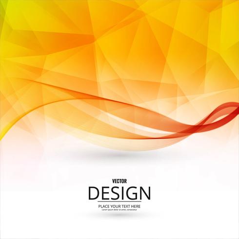 Abstract business elegant wave background illustration vector