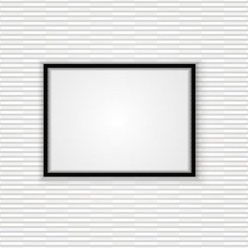 Abstract frame with wall texture design vector