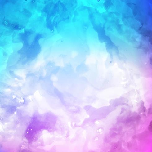 Abstract colorful watercolor stroke background vector